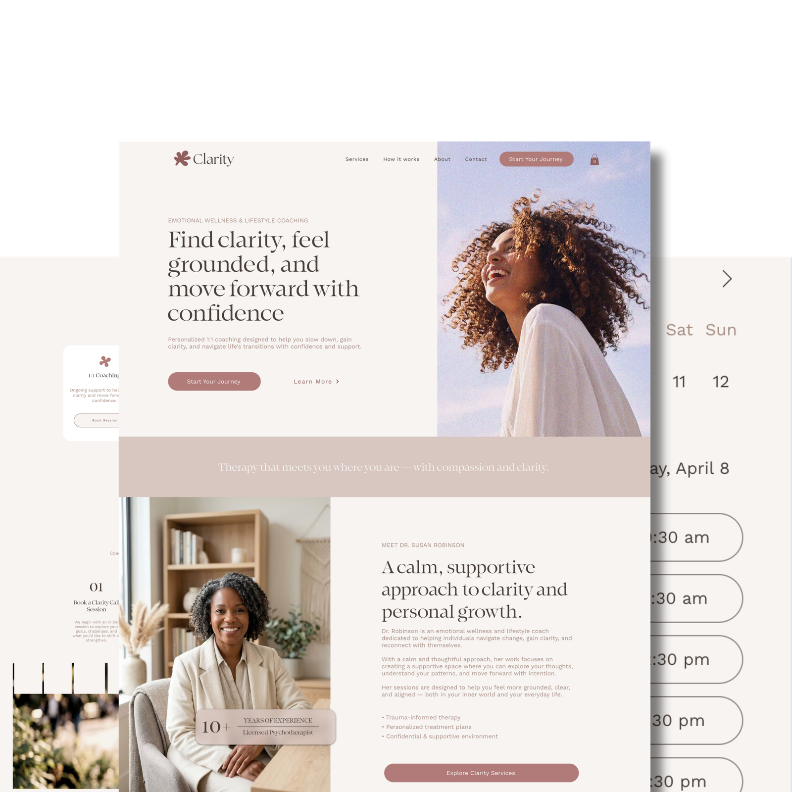 Wix Template Emotional Wellness Coach