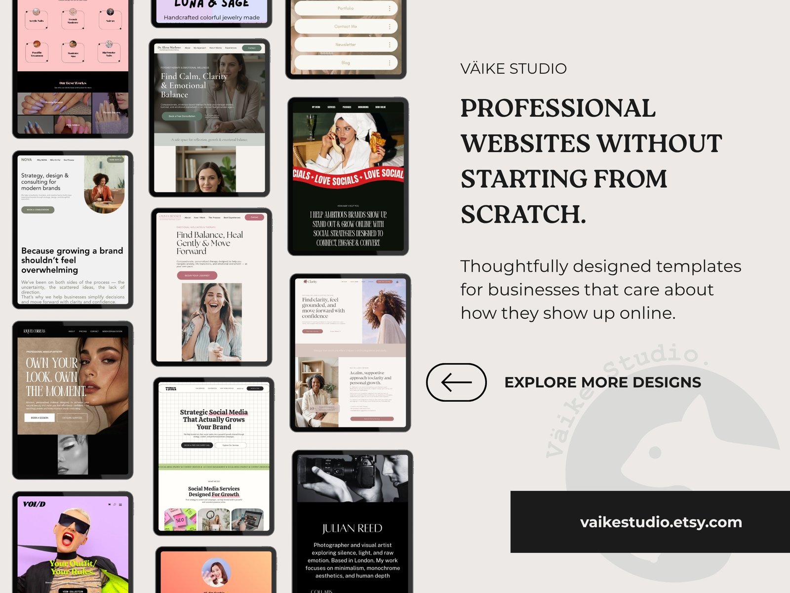 Social Media Strategist & Digital Marketing Website | Premium Canva Website Template - Content Creator - Image 13