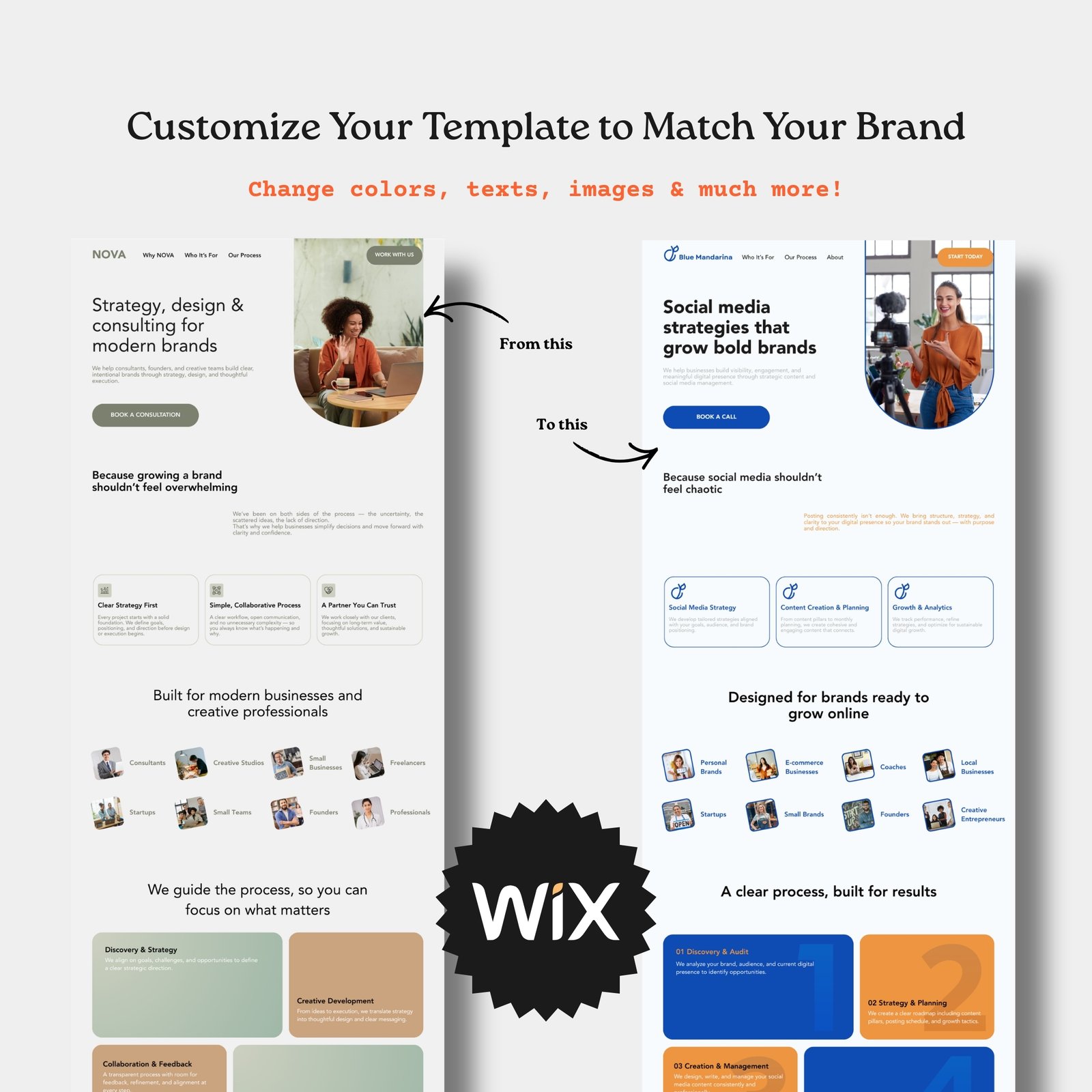 Coach Consultant Website | Wix Website Template - One Page Design - Image 5