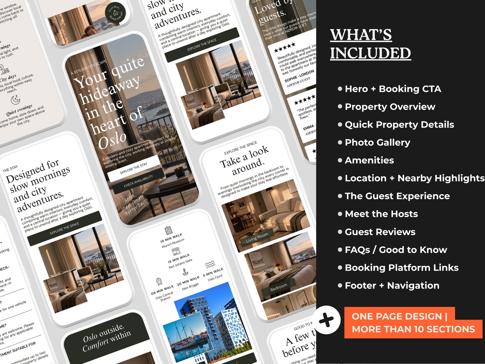 Vacation Rental Website | Premium Canva Website Template - Sales Page. Connect to Airbnb, Vrbo, Booking CT-RVW01 Vacation Rental Website | Premium Canva Website Template - Sales Page. Connect to Airbnb, Vrbo, Booking - Image 5